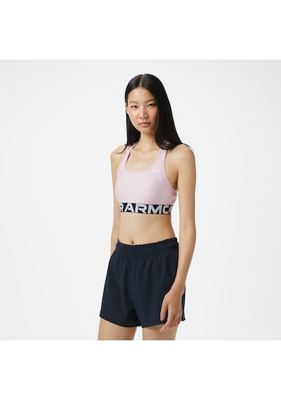 Under Armour Hg Mid Nded Kadın Pembe Antrenman Bra 1383544 Pembe