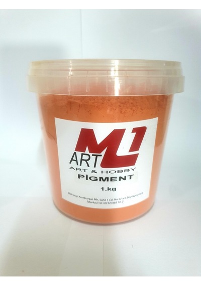 M1 ART Toz Pigment Boya 1.kg - TURUNCU