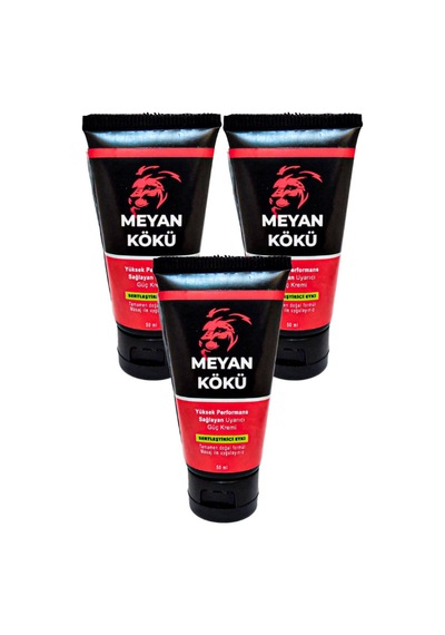 Meyan Kökü 3 Adet Erkeklere Özel Çok Özel Kremi 50 Ml