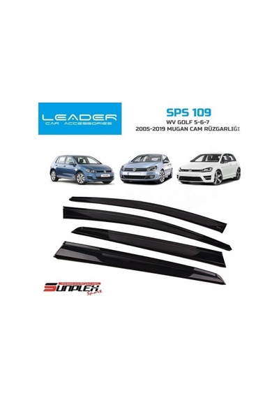 Onkar Cam Rüzgarlığı Sunplex Mugen Vw Golf5 Golf6 Golf7 Golf8 2003-2023 4lü Sps109 303-037-013