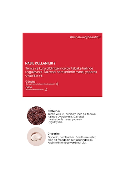 The Ceel Kafein & Üzüm Çekirdeği Yağı Sıkılaştırıcı Vücut Bakım Jeli 250 ML