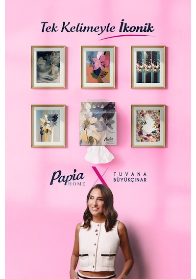 Papia Home Asmalı Havlu 12 Paket 3000 Yaprak
