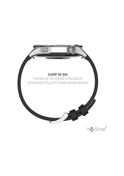 Novstrap Samsung Galaxy Watch 3 41mm/active 2 40-44mm/gear S2 İle Uyumlu Kordon 20mm Lansman Kumaş