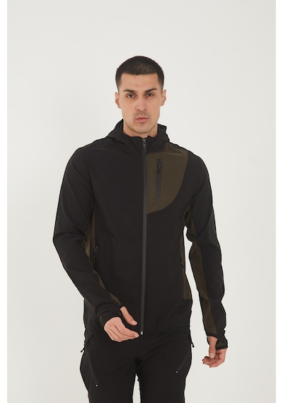 Camp Scoutland Camp265 Outdoor Tactical Su İticili Erkek Fermuarlı Taktik Sweatshirt Siyah