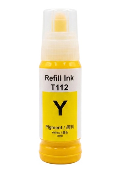 T112y Kutusuz Sarı Şişeli Mürekkep 70 Ml Diğer