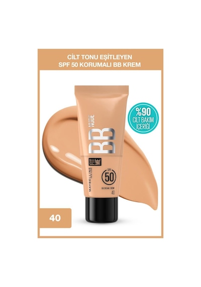 Fit Me Nude Cilt Bakımı Etkili Nemlendirici Spf50 Bb Krem - 40 3600531712792-10783