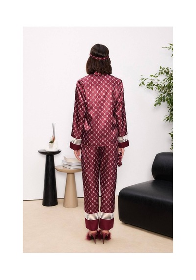 Pierre Cardin Kadın Pijama Takımı 1320.brd Bordo
