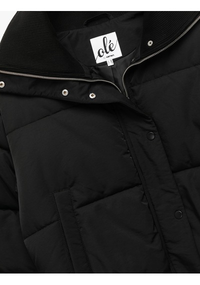 Koton Fermuarlı Cep Detaylı Uzun Kollu Geniş Yaka Anorak Şişme Mont Siyah 6wal20016ıw Siyah Koton Fermuarlı Cep Detaylı Uzun Kollu Geniş Yaka Anorak Şişme Mont Siyah 6wal20016ıw Siyah