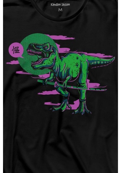 Dinazor Dinosaurs T-rex Streetwear Sokak Urban Uzun Kollu Tişört Baskılı T-shirt 001