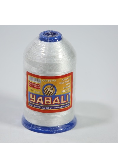 Abarta Yabalı Dantel&nakış İpi No:50-6 Kat Kar Beyaz 400gr 1 Adet