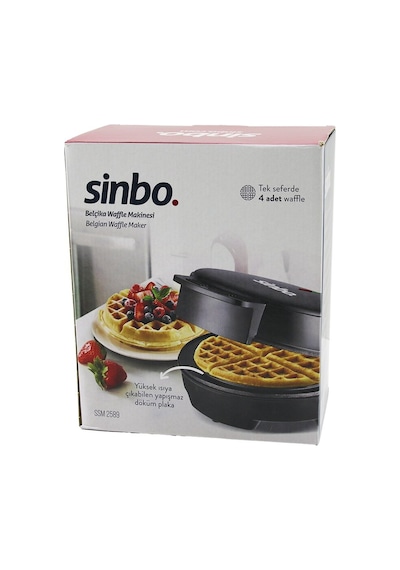 Sinbo SSM-2589 Belçika Waffle Makinesi
