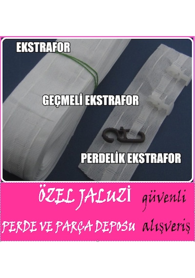 Perde Ekstraforu-Ekstrafor-Perde Dikme Tekstil Aksesuarları