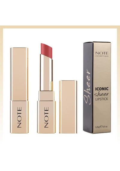 Note Cosmetics Iconic Sheer Lipstick 208 Dreamer Nemlendirici Parlak Ruj, Pembe 00