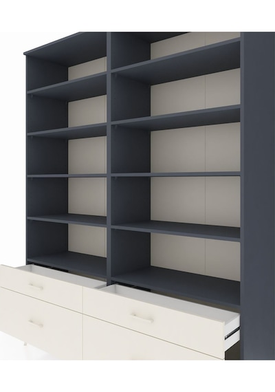 Hyperion Gardrop 10 Raflı 4 Çekmeceli 4 Kapaklı 176x44x221 Antrasit-antrasit/aytaşı Antrasit/aytaşı Hyperion Gardrop 10 Raflı 4 Çekmeceli 4 Kapaklı 176x44x221 Antrasit-antrasit/aytaşı Antrasit/aytaşı