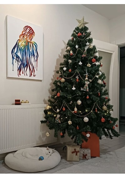 Yılbaşı Çam Ağacı 210 Cm 800 Dal