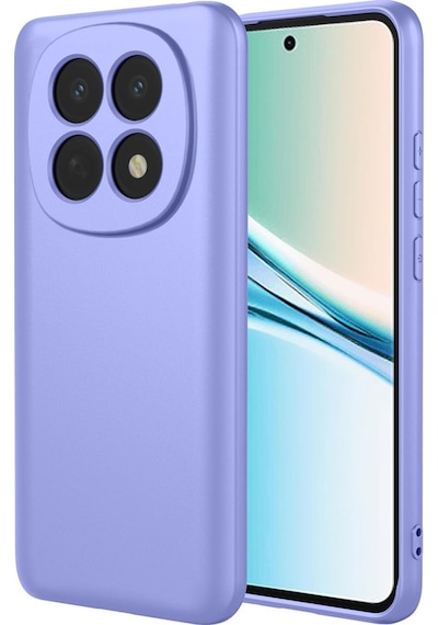 Xiaomi Redmi Note 15 Pro Plus 5g İle Uyumlu Kılıf Esnek Premium Yumuşak Silikon Telefon Kılıfı Kapak Lila