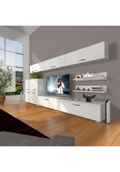 Decoraktiv Eko 8 Slm Std Tv Ünitesi Tv Sehpası Beyaz