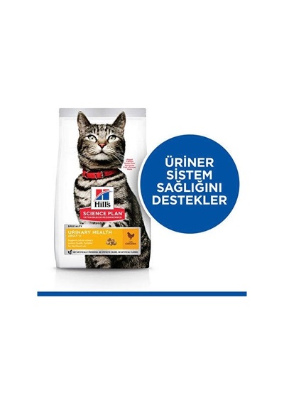 Hill's Scıence Plan Üriner Sağlık +1 Yetişkin Tavuklu Kedi Maması 1,5 Kg