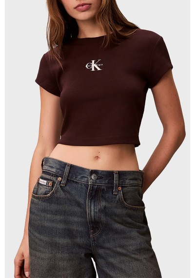 Calvin Klein Bayan T Shirt Lv047ab802 2e8 Bordo Bordo