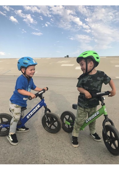 Strider 12 Sport Denge Bisikleti - Yeşil Gri