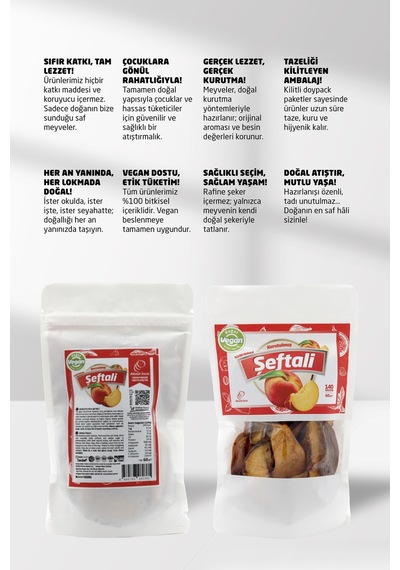 Kurutulmuş Şeftali 60 G