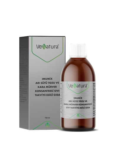Venatura Imumix Arı Sütü Tozu Ve Kara Mürver Takviye Edici Gıda 150 ML