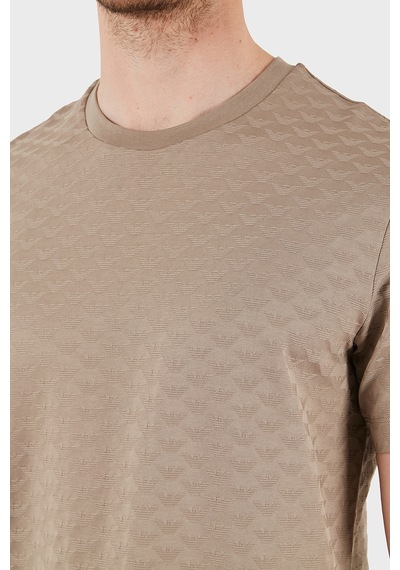 Emporio Armani Erkek T Shirt 8n1tl7 1jhwz U6167 Bej Bej