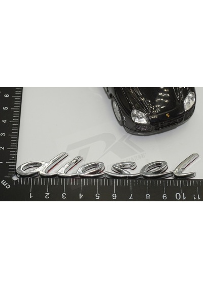 Porsche Diesel Krom Abs 3M 3D Çamurluk Yanı Yazı Logo Ürü
