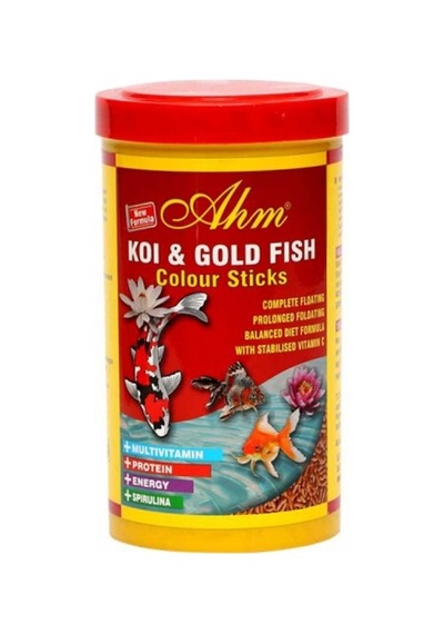 Koi Ve Japon Balığı Renk Yemi (Ahm Colour Sticks 250 Ml)