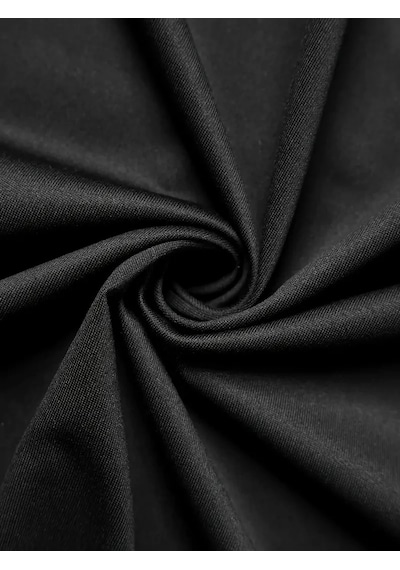 Moda Assema Erkek Baskılı Tişort Kısa Kol Bisiklet Yaka Ovarsize T-shirt - Siyah Çok Renkli