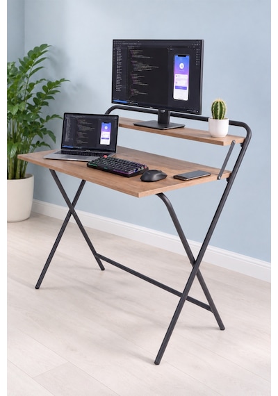 Sehpol Çalışma Masası Tam Katlanır 85x55x73 Cm Lava - Atlantik Çam Antrasit - Atlantik Çam Sehpol Çalışma Masası Tam Katlanır 85x55x73 Cm Lava - Atlantik Çam Antrasit - Atlantik Çam