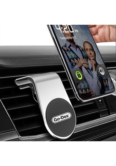 Go Des GD-HD633 Magnetik Araç İçi Telefon Tutucu ZORE-221161 Siyah