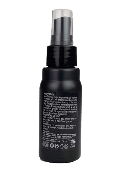 Gam Tricogen  Saç Dökülmelerine Saçın Uzamasına Yardımcı Alkolsüz Tricogen Sprey 50 ML