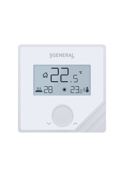 General Life Mitra FH25S Yerden Isıtma Termostatı - Beyaz