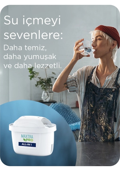 BRITA MAXTRA PRO Pure Performance Yedek Su Arıtma Filtresi, 2'li