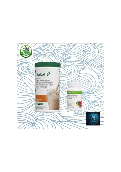 Formül 1 Besleyici Shake Karışımı 500 G + Çay Ve Bitki Ekstreli Aromalı İçecek Tozu Limon Aromalı 51 G