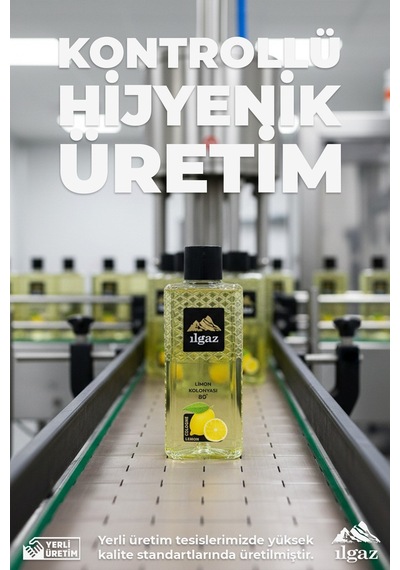 Ilgaz Limon Kolonyası 4'lü Set 80 Derece 400 Ml Elegance Series