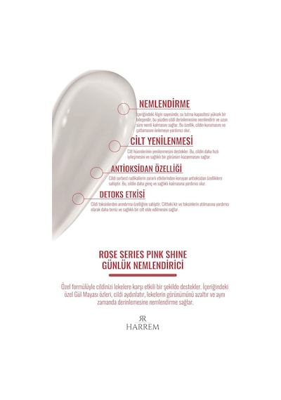 Rose Series Pink Shine Günlük Nemlendirici Krem 00526