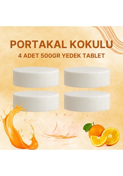 2 Adet 2x500gr - Portakal - Nem Alıcı Rutubet Giderici Yedek Tablet