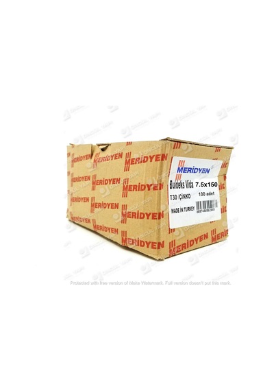 Meridyen Buldeks Vida 7.5X150 100 Adet