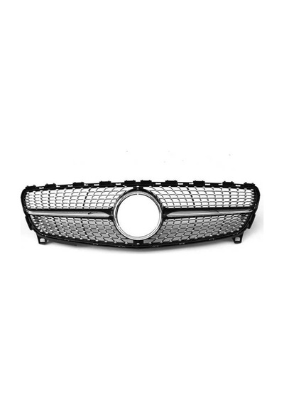 Mercedes W176 2016-2018 Uyumlu Yedek Parça Diamond Panjur Siyah