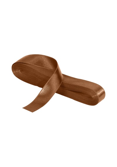 Saten Kahverengi Kurdele 20 Mm - 10 Mt "