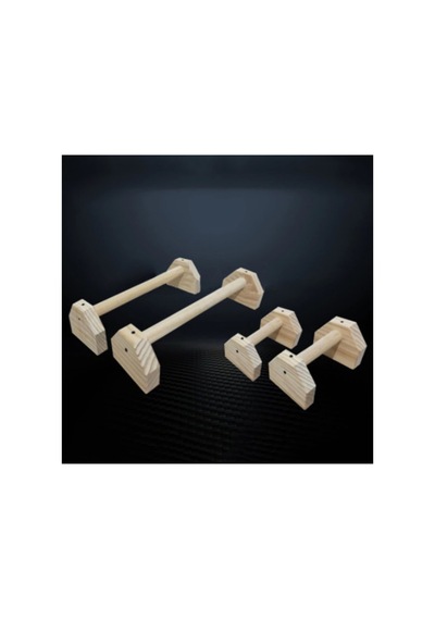 Ahşap Fitness Ekipmanları Şınav Standları 14x25x11cm Renksiz