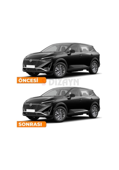 S-dizayn Nissan Qashqai Krom Yan Kapı Çıtası 4 Prç 2021 Üzeri Mat Krom