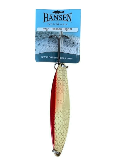 Hansen Pilgrim 8.9cm 32gr Gold/red Lüfer-levrek Kaşık