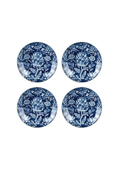 Lucky Art Lunara 4lu Seramik Tabak Seti 20cm Lygd 010 Mavi