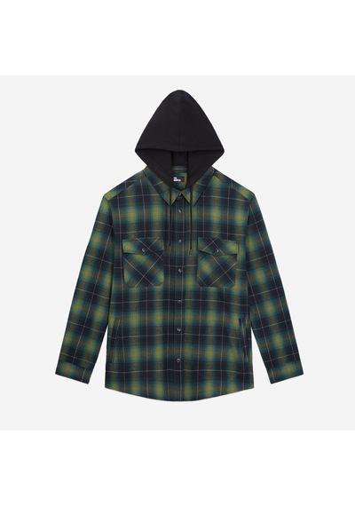 The Kooples Erkek Ekose Yeşil Gömlek