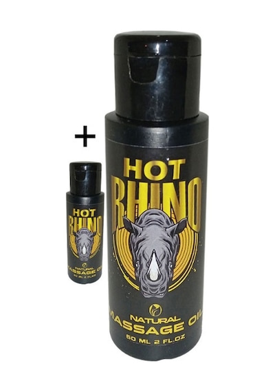 Bonie Hot Rhino 2 Adet Bay Bayan Masaj Yağı 60 Ml