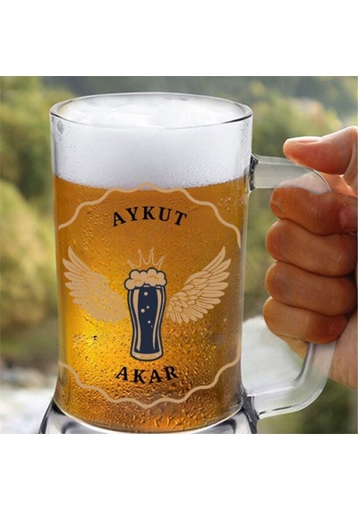 Kişiye Özel Tasarımlı Bira Bardağı