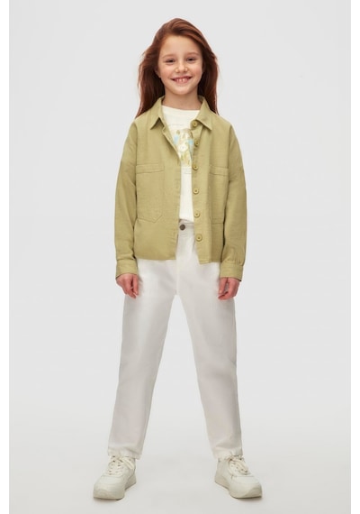 Nk Kids Kız Pantolon 25ynk54747 Beyaz